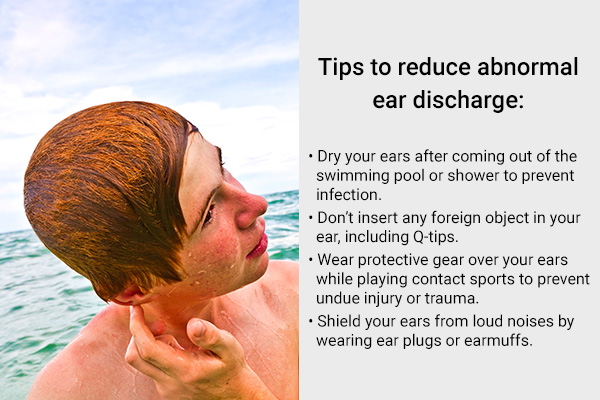tips to prevent abnormal ear discharge