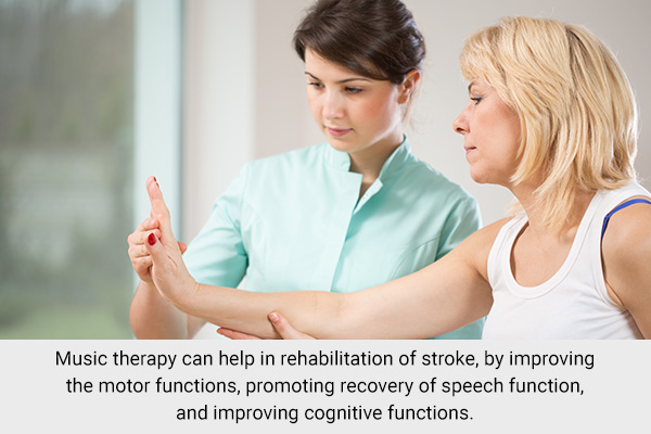 music therapy plays a role in stroke rehabilitation