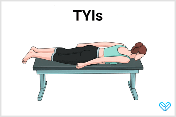 do TYIs to strengthen back muscles and reduce back fat