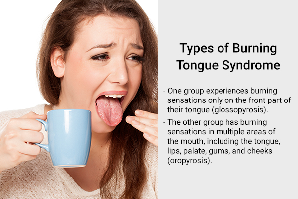 types of burning tongue syndrome