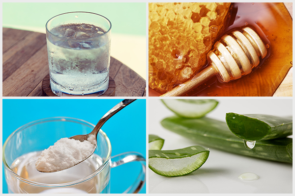 using cold water, honey, baking soda, and aloe vera can help soothe burning tongue syndrome