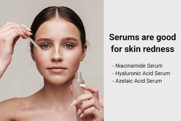 serums beneficial for skin redness
