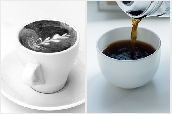which is healthier – black coffee or latte?
