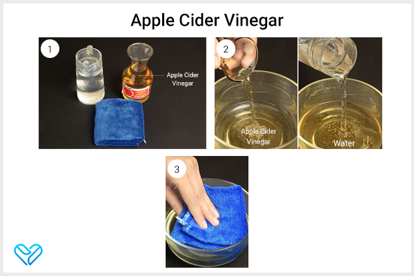 use apple cider vinegar to relieve foot tendonitis