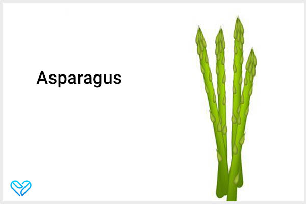 consuming asparagus can help deal with foot tendonitis