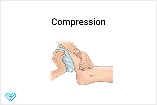 a warm compress or compression aids are effective against foot tendonitis