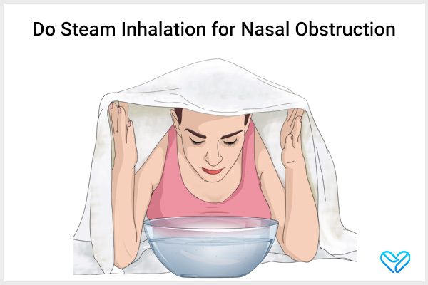 do steam inhalation to help manage sinus infections
