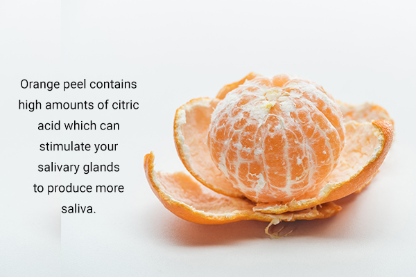 orange peel can help curb your bad breath