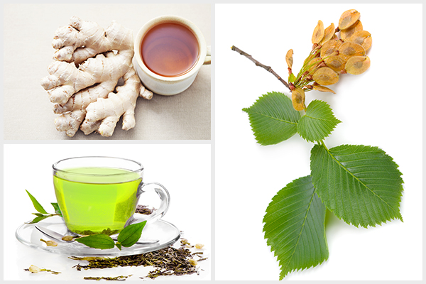 drink ginger tea, green tea, and take boswellia capsules to manage crohn's disease