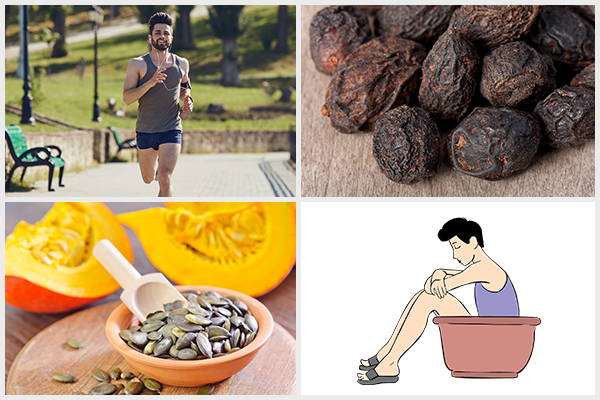 doing exercises, using Saw Palmetto, pumpkin seeds etc. can help manage enlarged prostate
