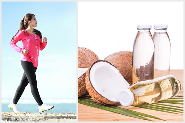 consume virgin coconut oil and exercise regularly to keep osteoporosis at bay