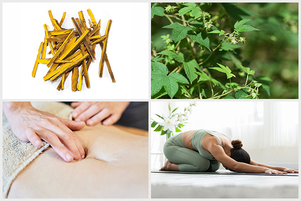 herbs like huang bai, wild hop, getting a pelvic massage can help manage pelvic inflammatory disease