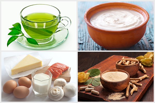 drink green tea, consume probiotics, vitamin D intake, etc. to boost your immunity