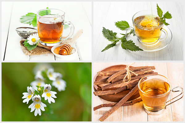 consume honey, licorice tea, nettle tea, etc. to prevent hay fever