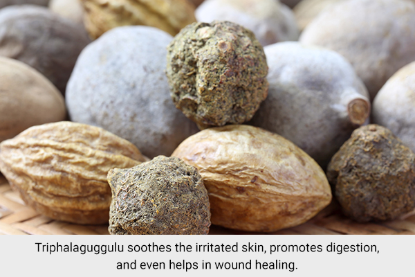 Incorporate Triphalaguggulu in your diet to prevent sentinel piles