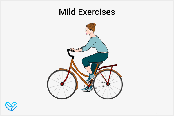 try performing mild exercises to avoid leg cramps
