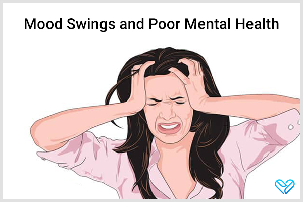 mood swings and poor mental health could also indicate diabetic issues
