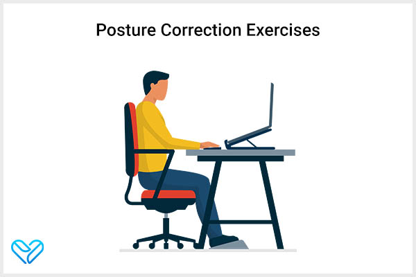 perform posture correctional exercises for chondromalacia patellae management