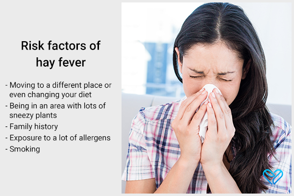 risk factors that can predispose you to hay fever