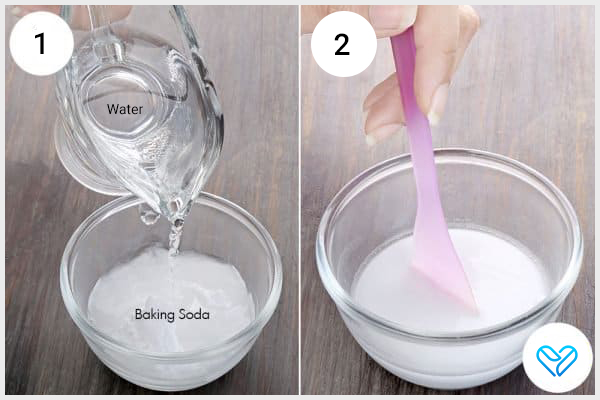 use baking soda as a mouthwash to prevent sore tongue