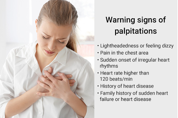 warning signs of heart palpitations