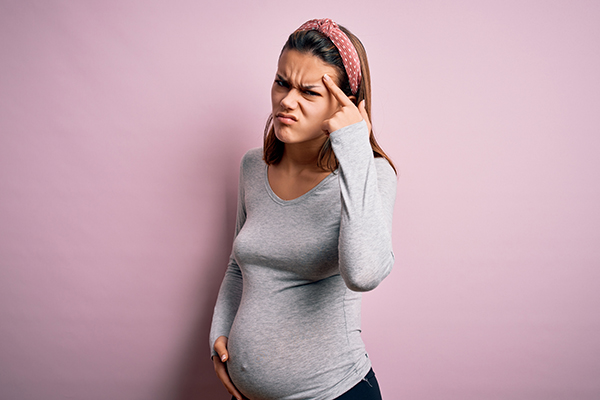when are you more prone to acne during pregnancy?