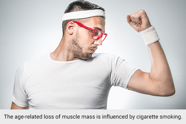 age-related loss of muscle mass is influenced by cigarette smoking