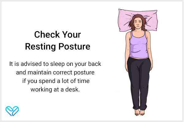 check your resting posture when suffering from TMJ