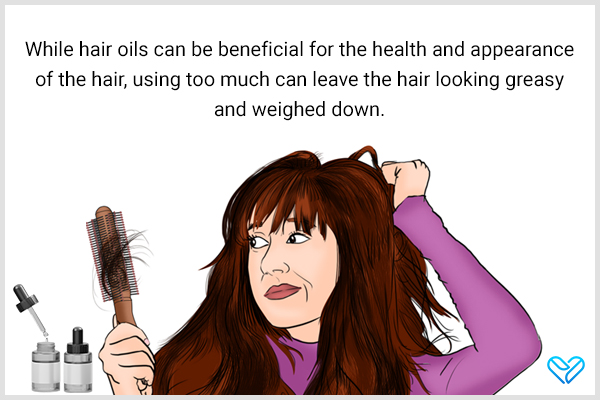 disadvantages of using hair oils