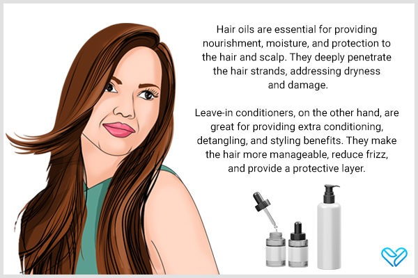 hair oils vs leave-in conditioners: which one to use?