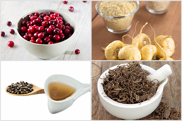 polyphenol-rich diet, maca root, chasteberry tea, etc. can help balance hormone levels