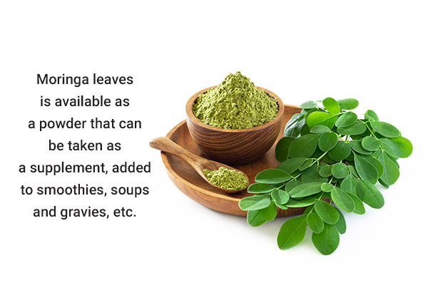 how to use moringa leaves for its health benefits?