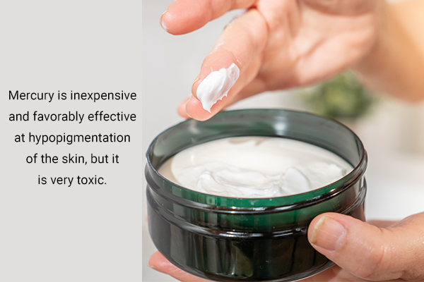mercury found in some skin care products can harm your skin and overall health
