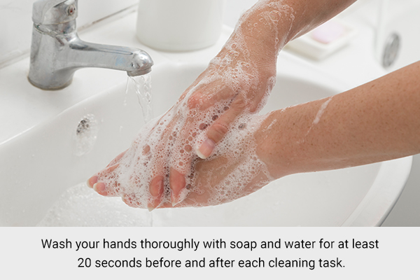 practice proper hand hygiene techniques