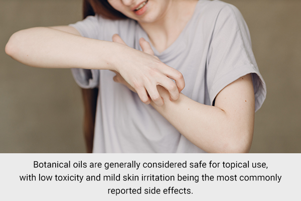 safety profile of topically used botanical oils