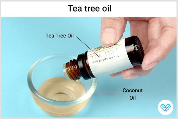 massage your ganglion cysts using tea tree oil
