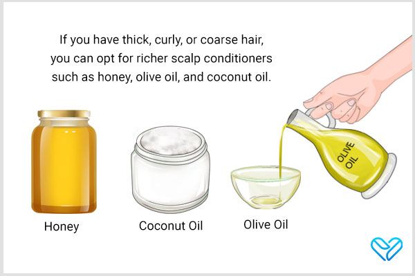 alternatives to applying hair conditioner on your scalp