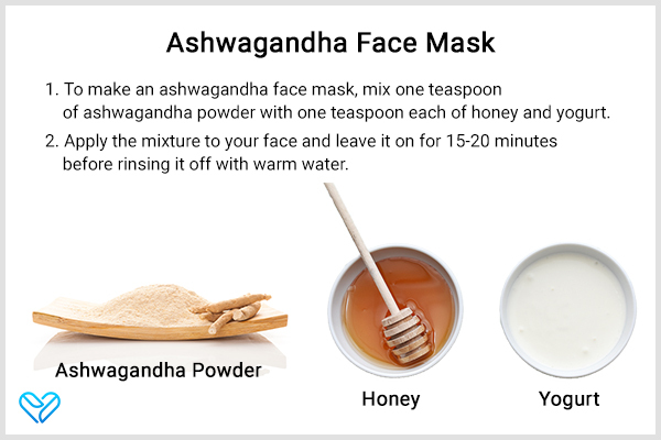 ashwagandha face mask: how to make and use