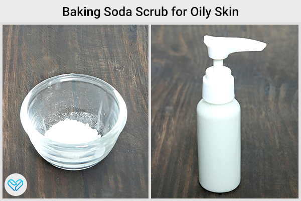 baking soda scrub for oily skin