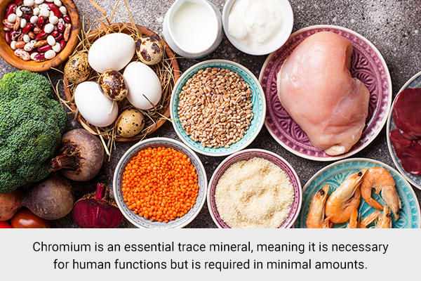 chromium is an essential trace mineral lack of which may lead to increased sugar cravings