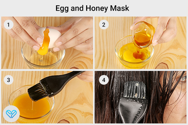 egg and honey hair mask