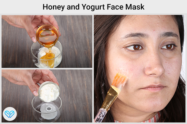 diy honey and yogurt face mask