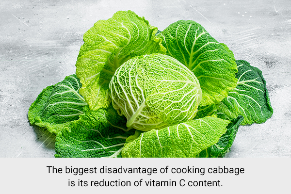 are there any disadvantages of cooking cabbage?