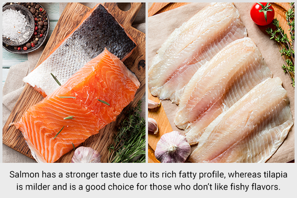 practical takeaways regarding consuming salmon and tilapia