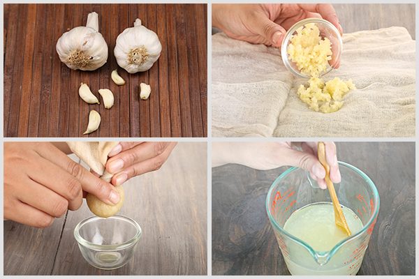 using garlic orally for skin lightening