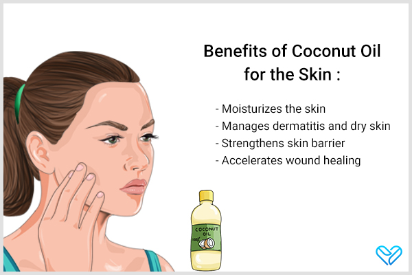 benefits of coconut oil for skin care