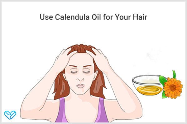 how to use calendula oil for hair growth