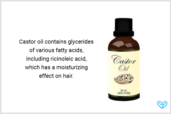 castor oil usage is beneficial for those with androgenetic alopecia