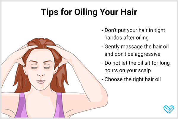tips to remember when oiling your hair