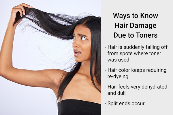 ways to detect hair damage due to hair toners